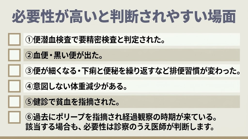 必要性が高いと判断されやすい場面