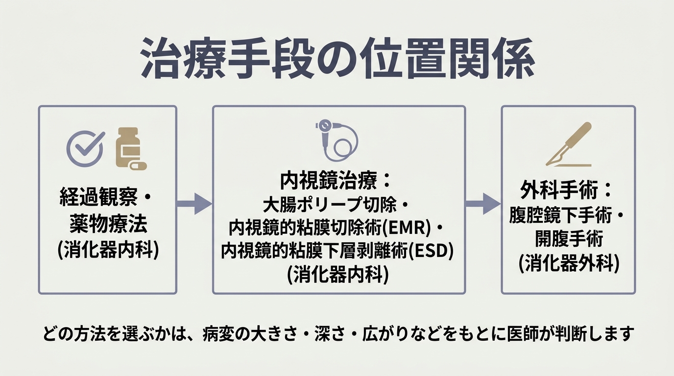 内視鏡治療は「内科と外科の中間」にある