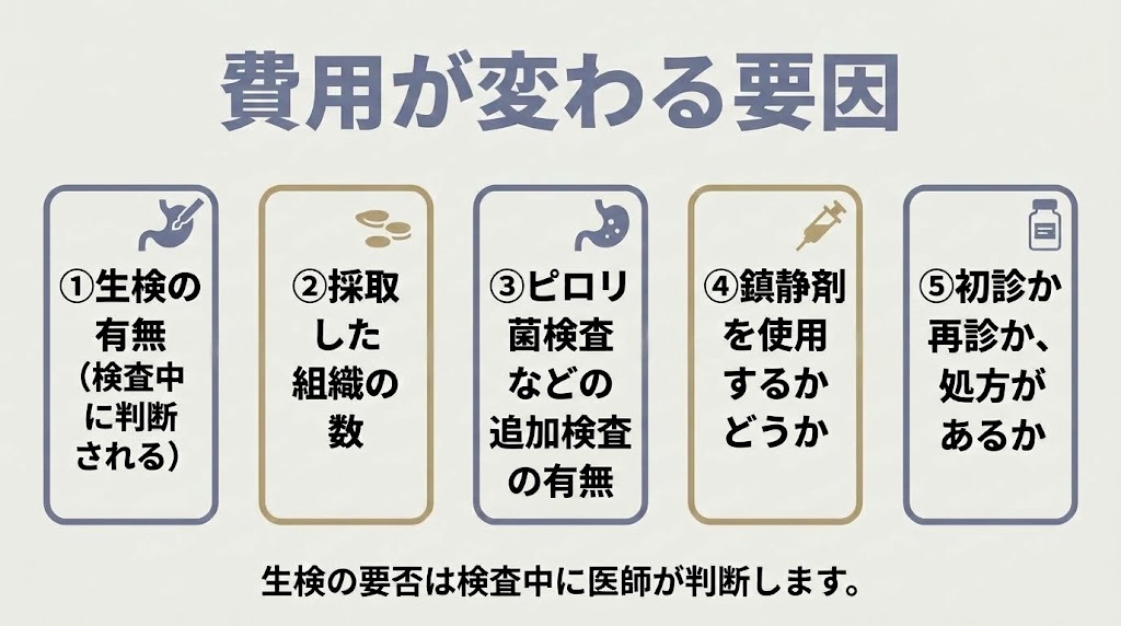 なぜ検査当日まで金額が確定しないのか